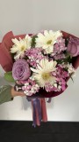 LİLA GÜL HÜSNÜ YUSUF VE GERBERA BUKETİ