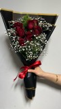 SEVEN BLOMMS 7 KIRMIZI GÜL BUKETİ