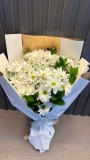 Fresh White Papatya buketi
