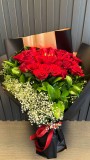 Kraft Bukette 41 Kırmızı Gül